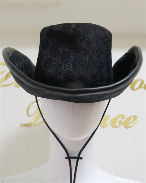 cowboy hat gucci|gucci fedora hat.